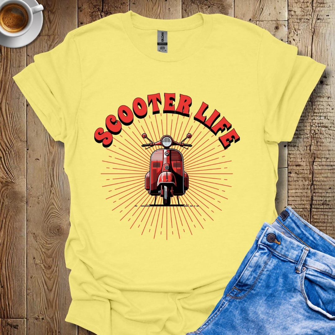 I Love Retro Vintage Italian Scooter Life T-Shirt