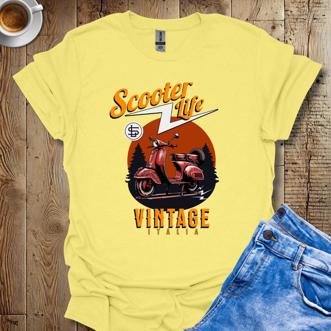 Retro Vintage Italian Scooter Life T-Shirt