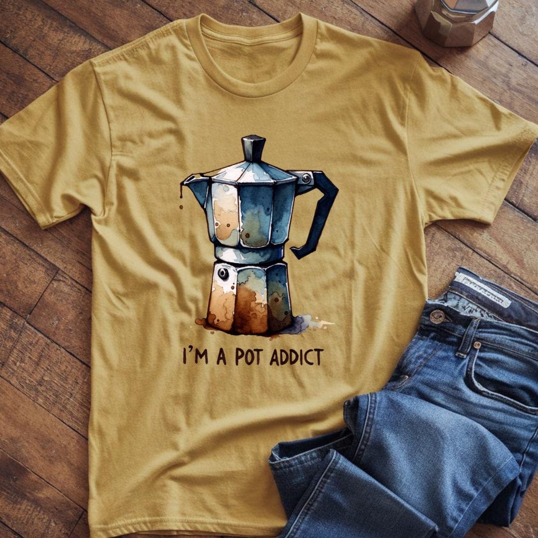 I'm a Pot Addict Moka Pot Espresso Lover T-Shirt