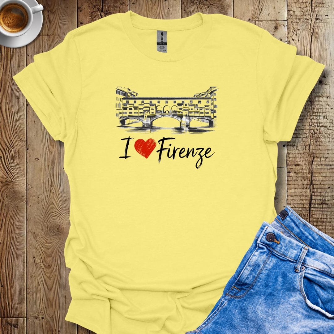 I Love Firenze Ponte Vecchio T-Shirt