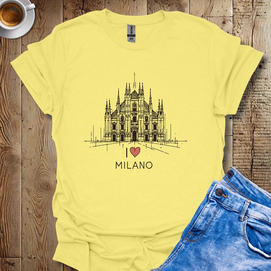 I Love Milano Duomo Italy Lover T-Shirt