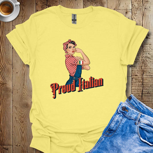 Proud Italian Girl Rosie Style T-Shirt