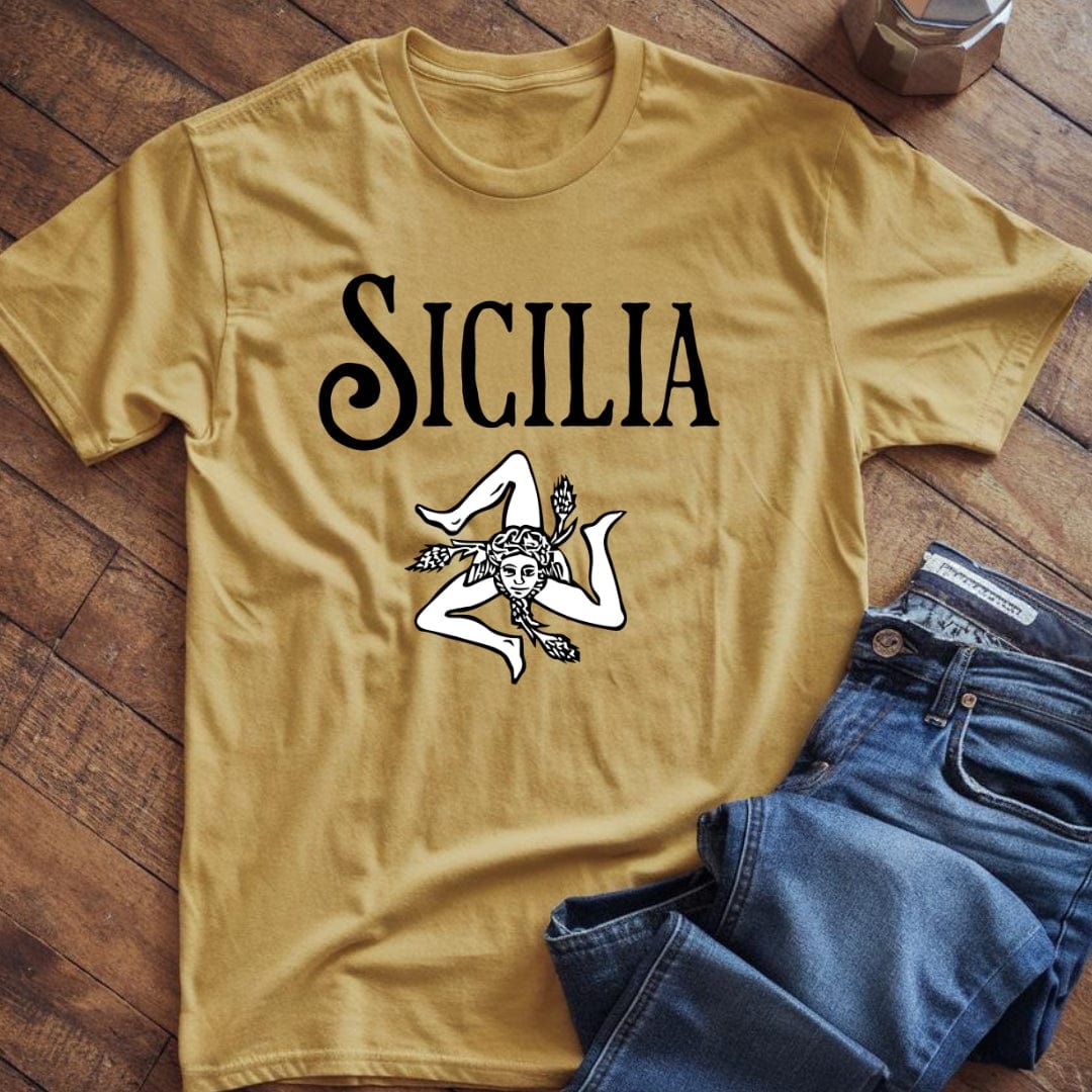 Sicilia with Trinacria Italian Pride T-shirt