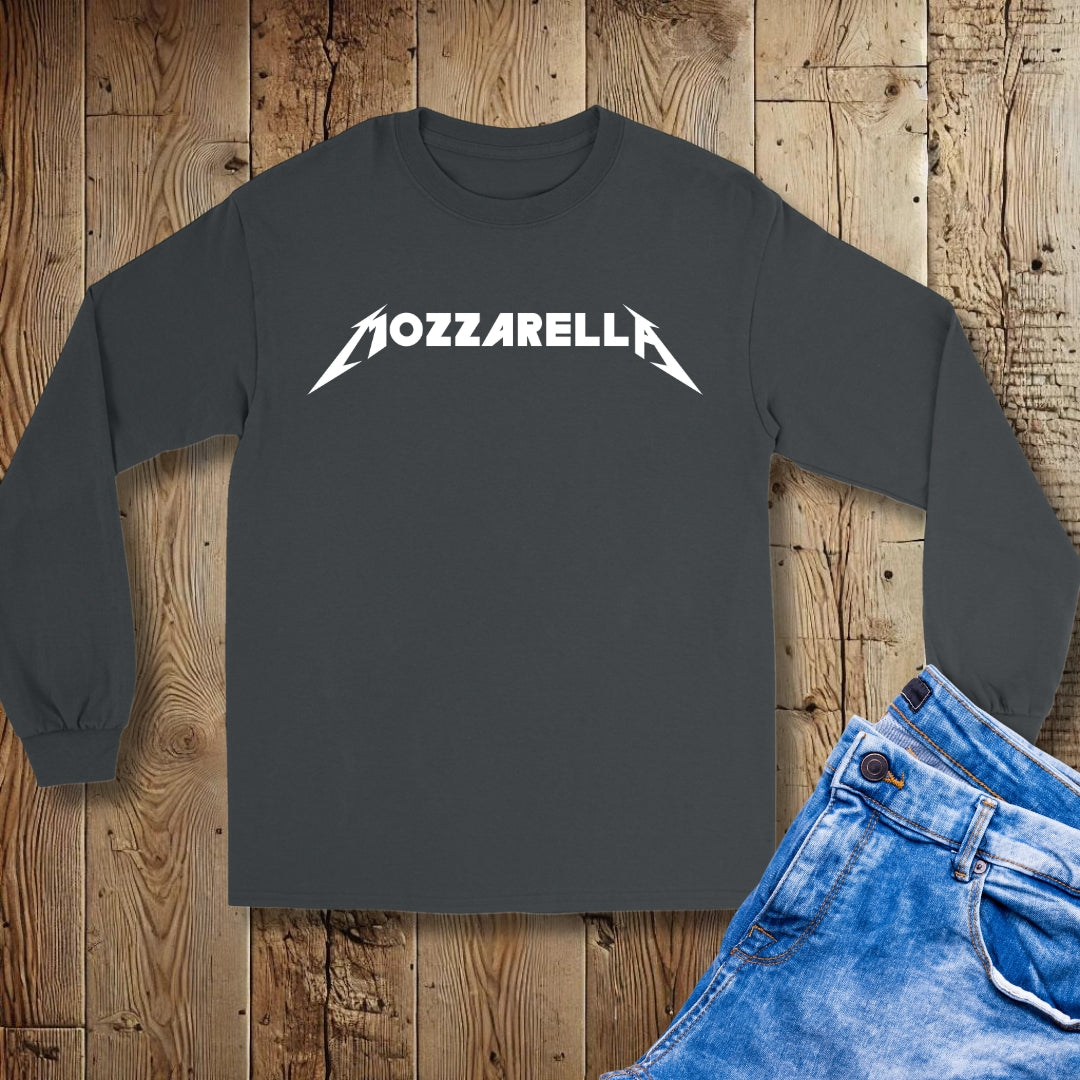 Mozzarella Metallica Unisex Long Sleeve Tee