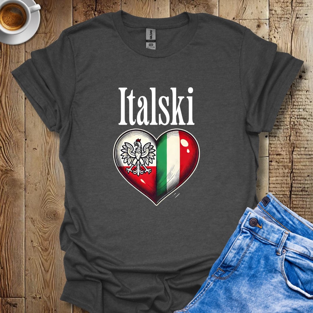 Funny Italski Half Italian Half Polish T-shirt