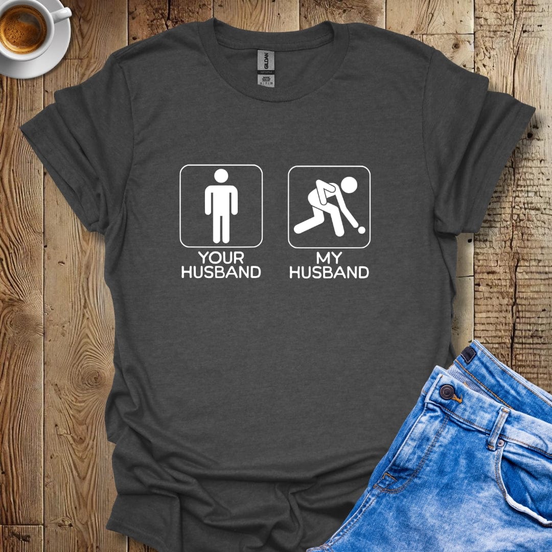 Funny Bocce Ball Husband Italian Pride T-shirt