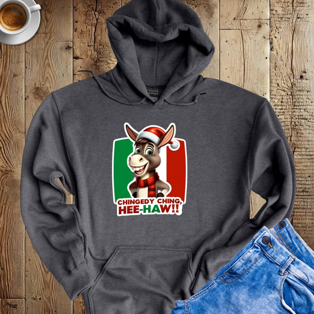 Dominick the Italian Christmas Donkey Hoodie Sweatshirt