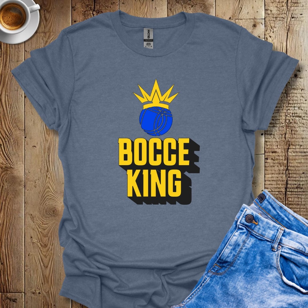 Funny Bocce King Italian Pride T-shirt