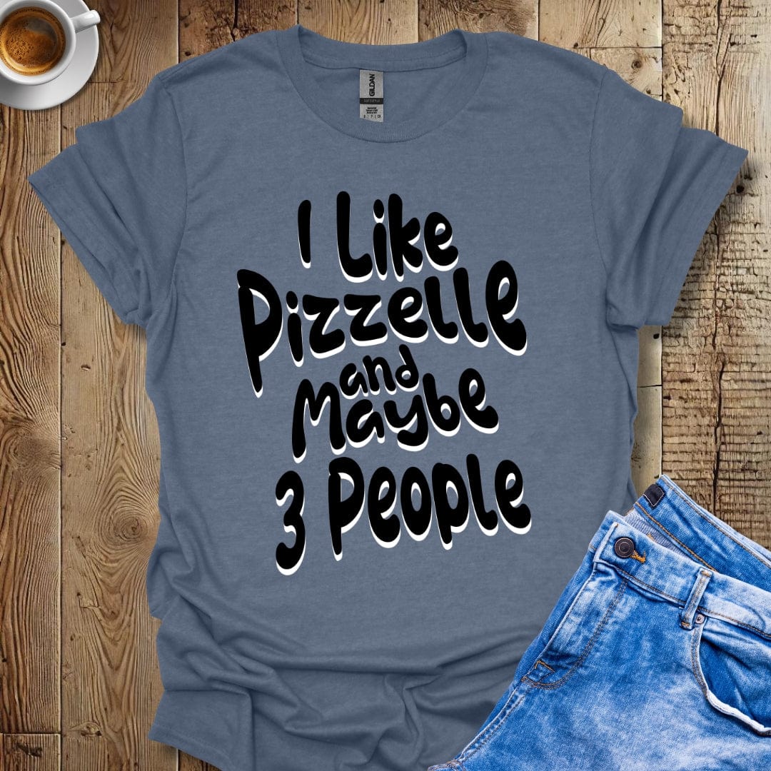 Funny I Like Pizzelle And Maybe 3 People Italian Food T-shirt