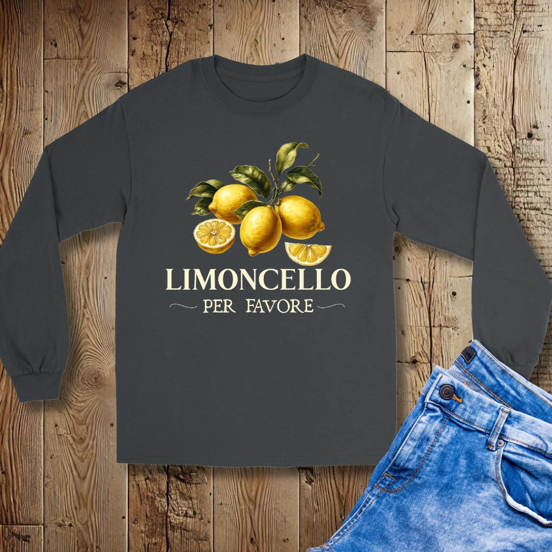 Limoncello Per Favore Unisex Long Sleeve Tee