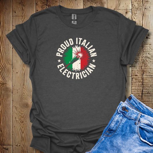 Proud Italian Electrician T-shirt