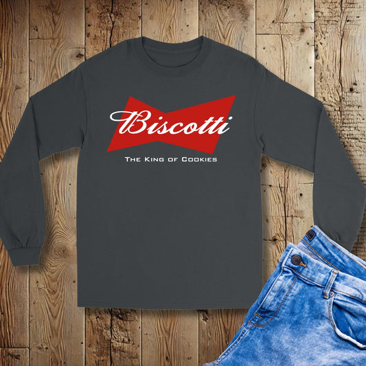 Biscotti the King of Cookies Unisex Long Sleeve Tee