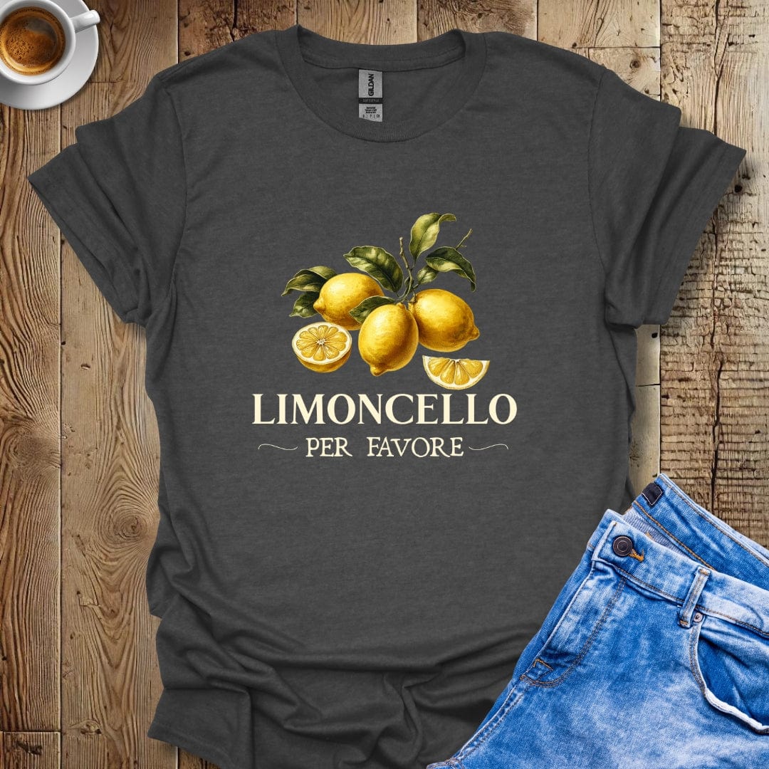 Limoncello Per Favore Italian Foodie T-shirt