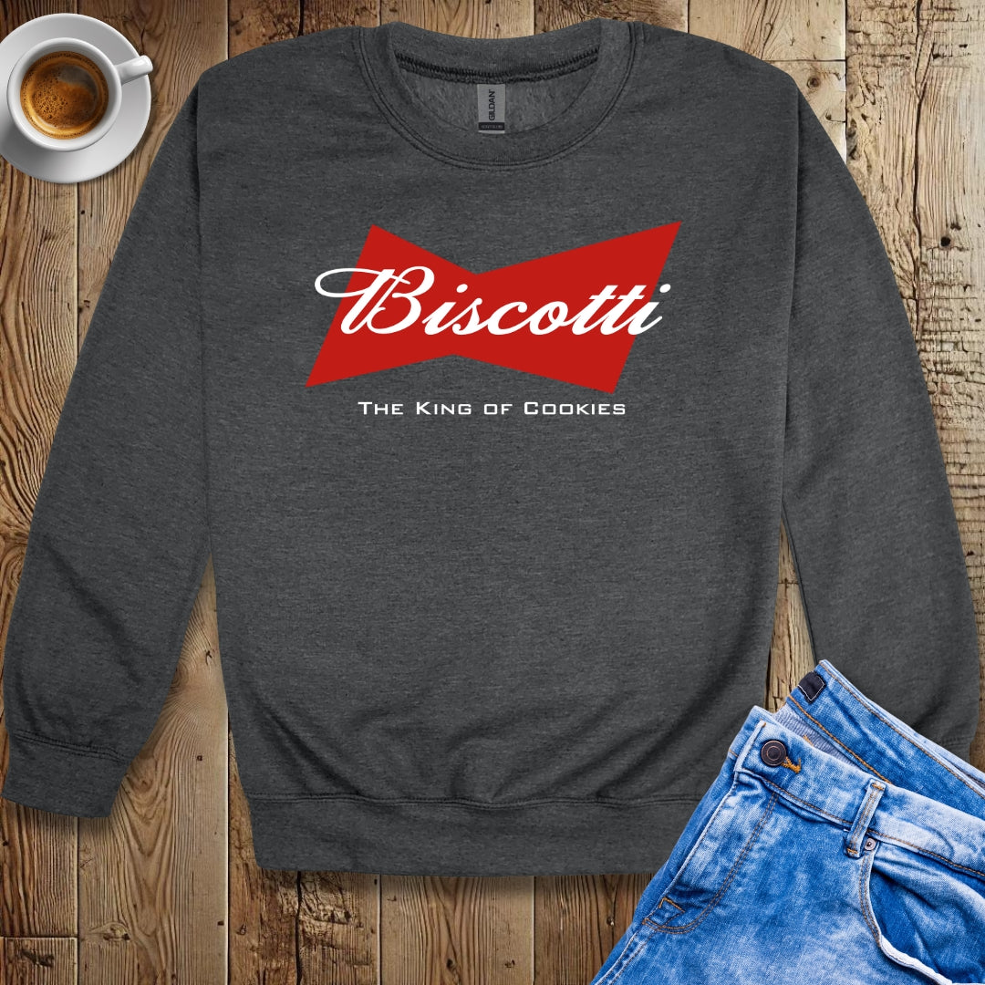 Biscotti King of Cookies Crew Neck Sweatshirt