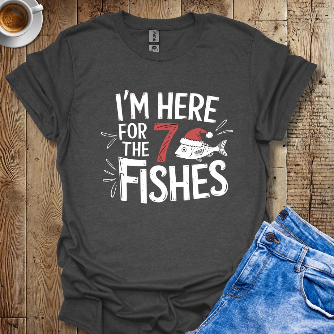 I'm Here for the Seven Fishes Christmas Italian Pride T-shirt