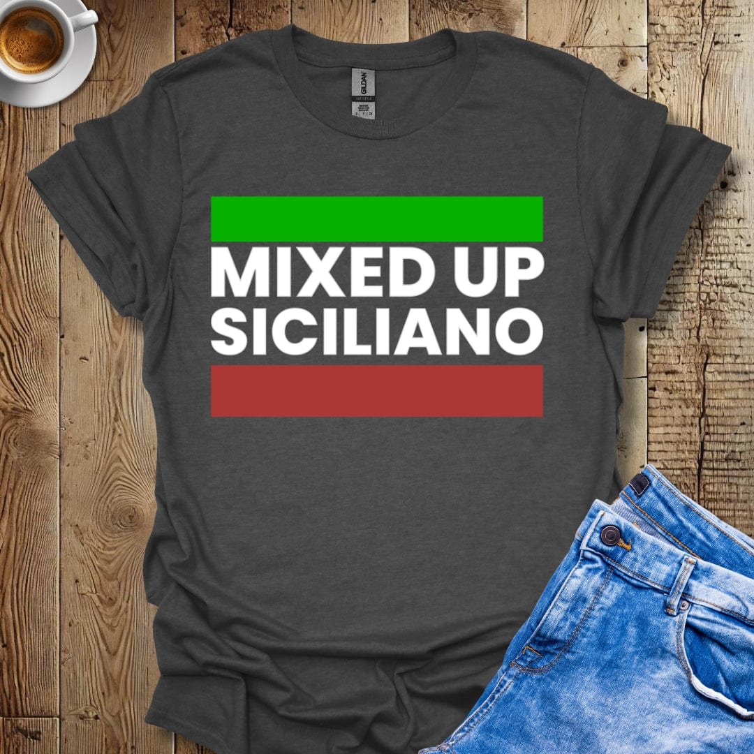 Funny Mixed Up Siciliano Mambo Italiano T-Shirt