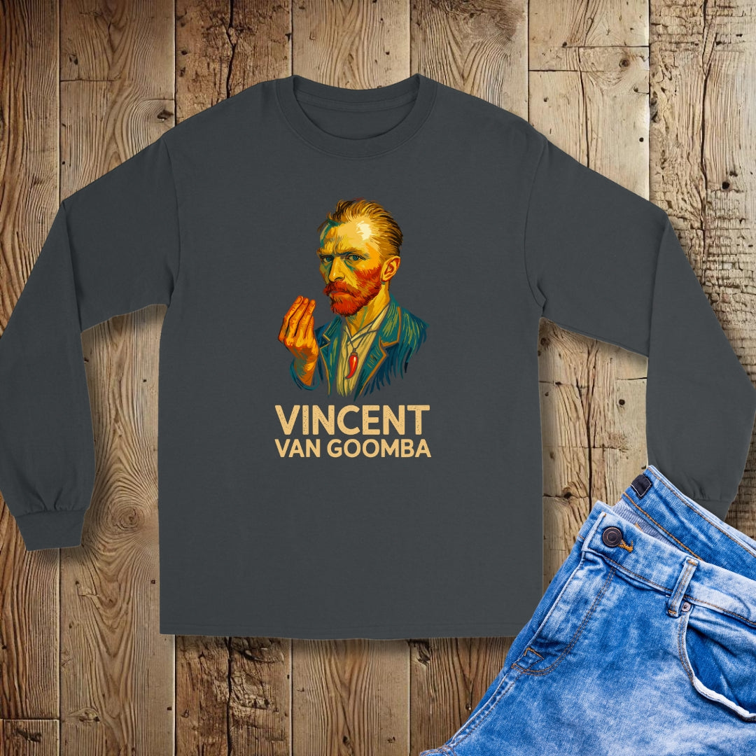 Vincent van Goomba Cornicello Hand Gesture Unisex Long Sleeve Tee