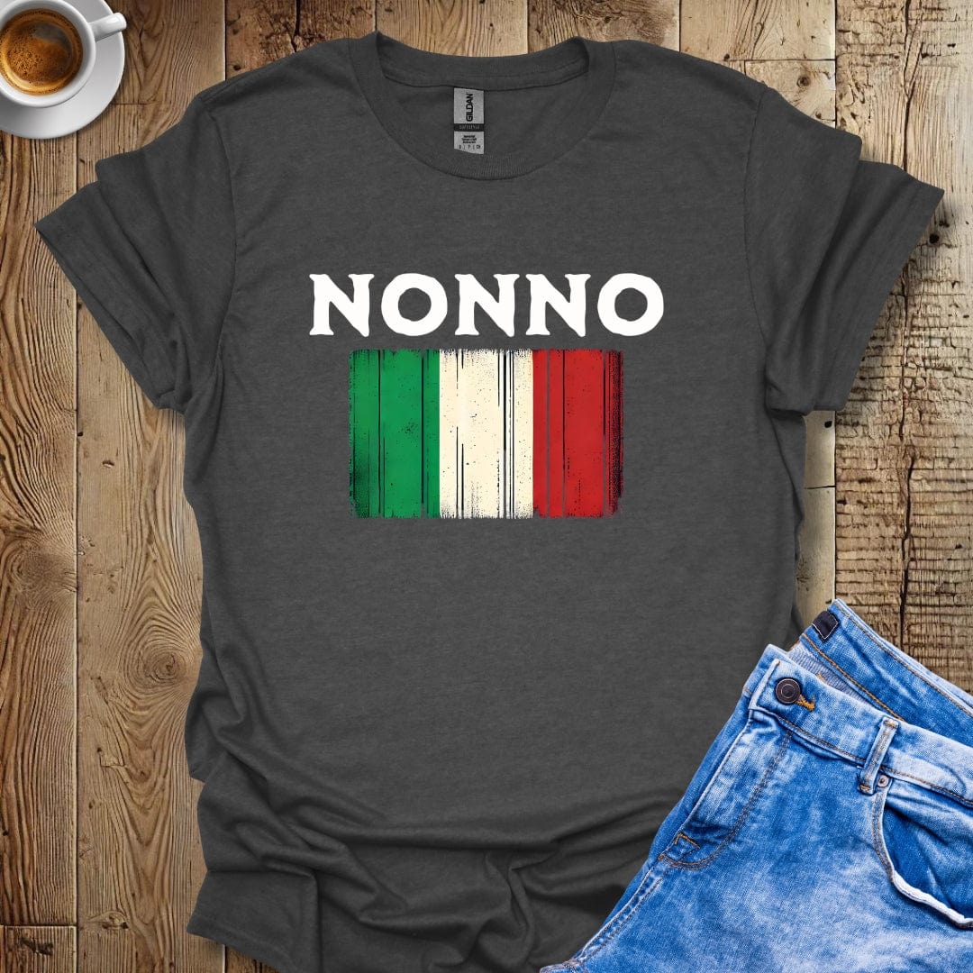 Cute Nonno Italian Flag T-shirt