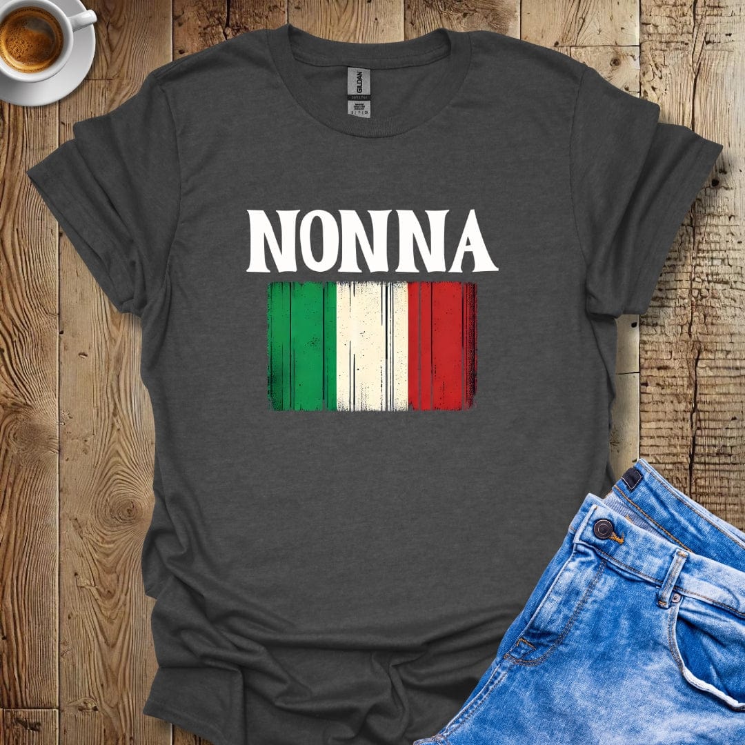 Cute Nonna Italian Flag T-shirt