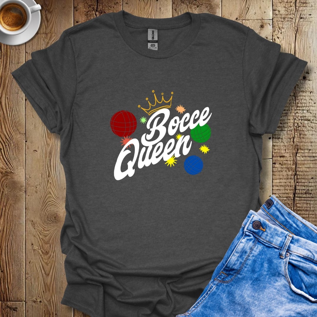 Cute Bocce Queen Player Italian Pride T-shirt