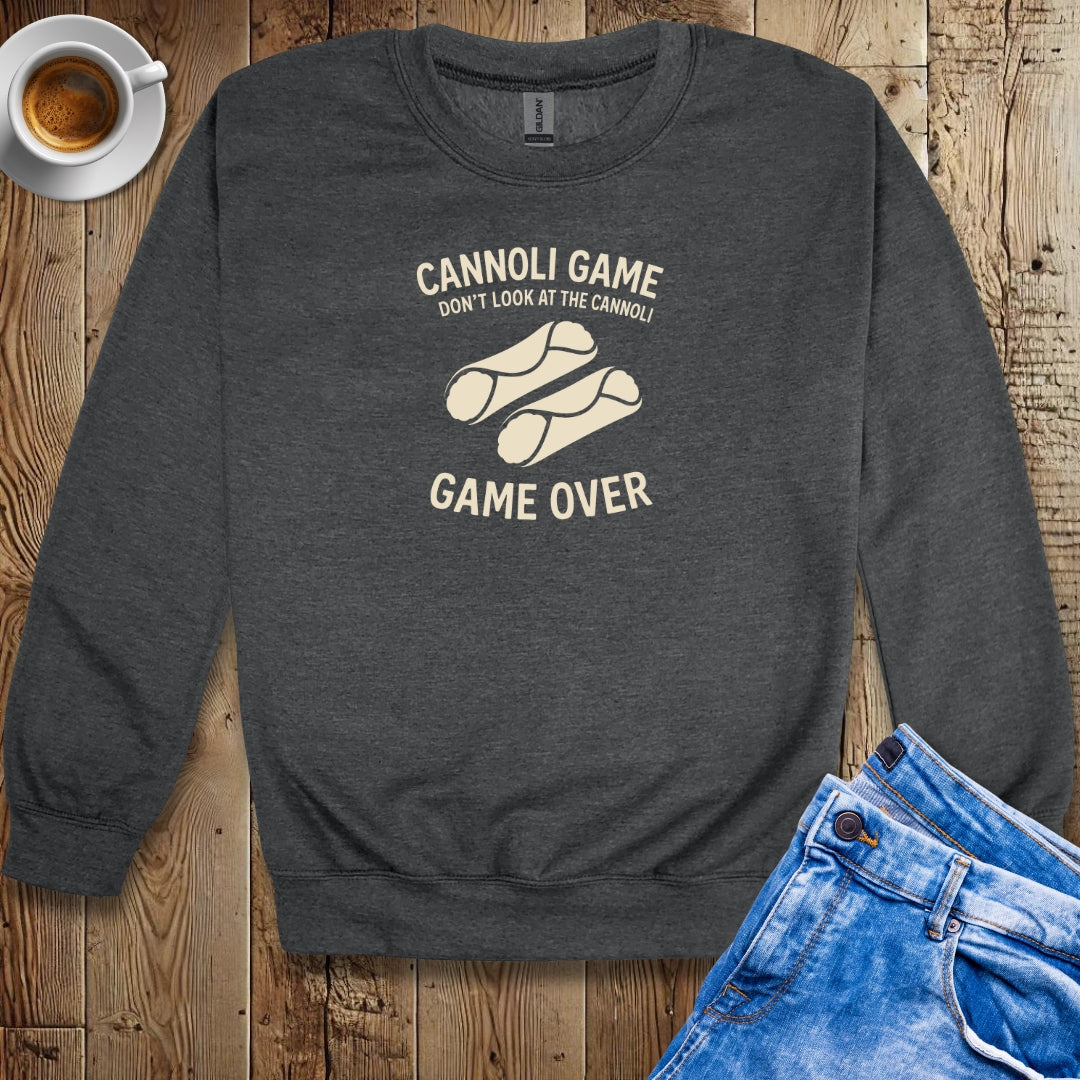 Cannoli Game Crew Neck Sweatshirt