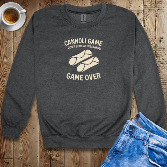 Cannoli Game Crew Neck Sweatshirt