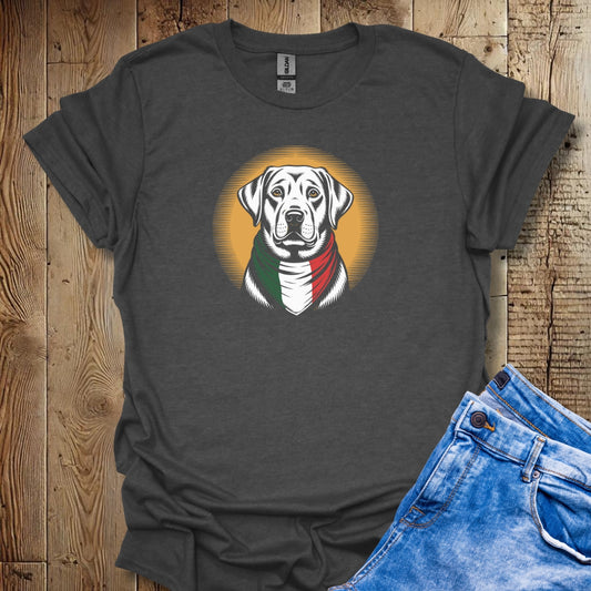 Labrador Italian Flag Bandana Unisex T-shirt