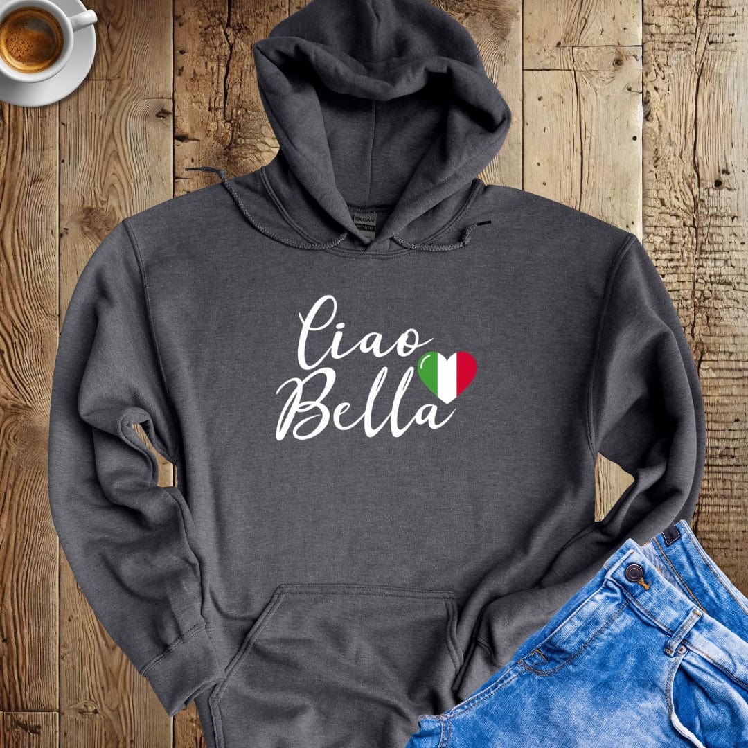 Ciao Bella Heart Hoodie Sweatshirt