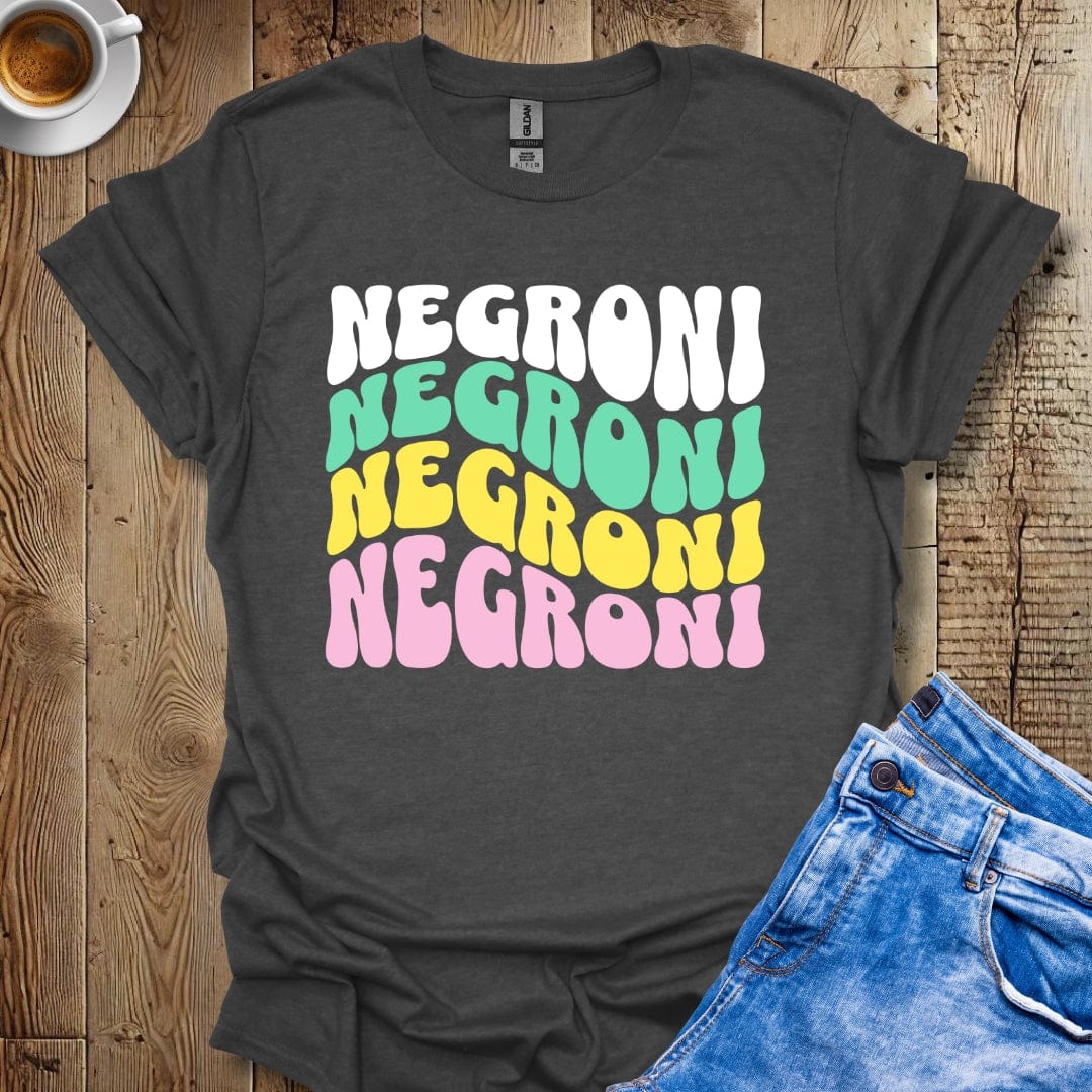 Retro Negroni 60's Style Groovy T-Shirt