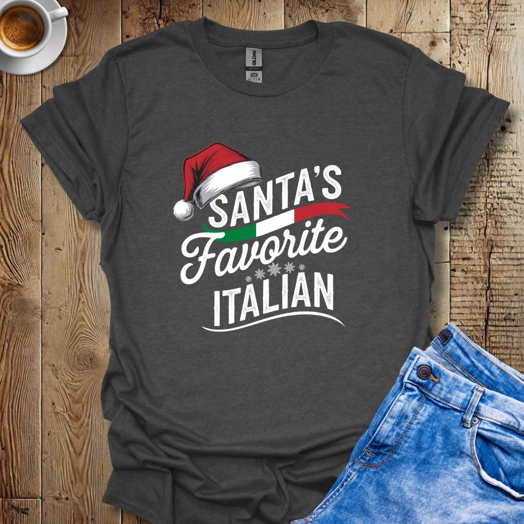 Santa's Favorite Italian Christmas T-shirt