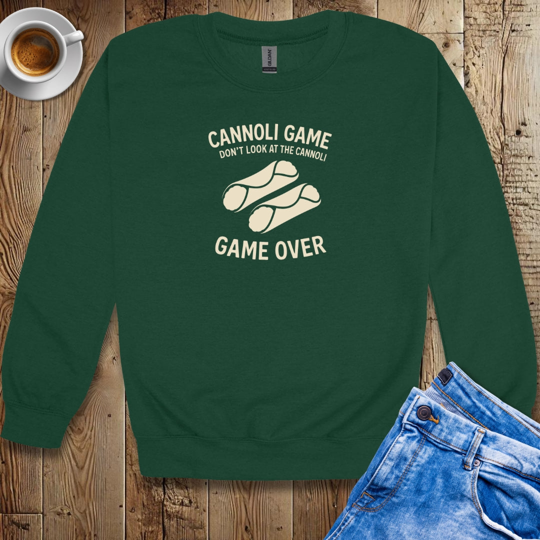 Cannoli Game Crew Neck Sweatshirt