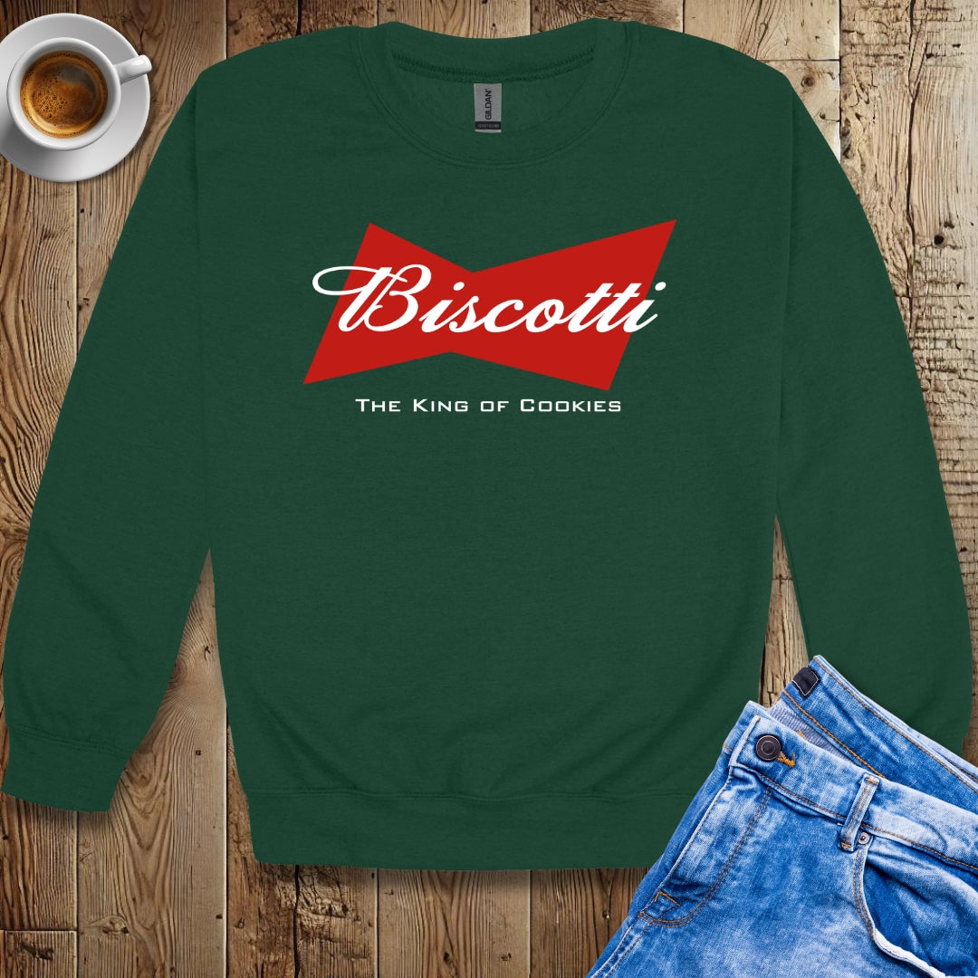 Biscotti King of Cookies Crew Neck Sweatshirt