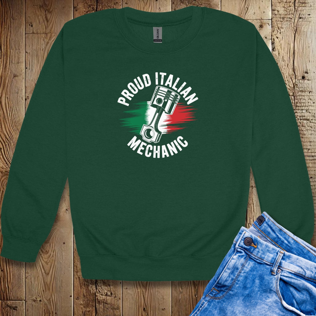 Proud Italian Mechanic Sweatshirt