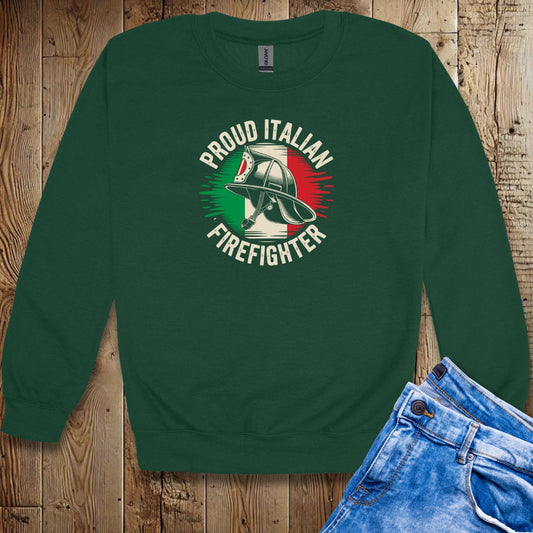 Proud Italian Firefighter Sweatshirt