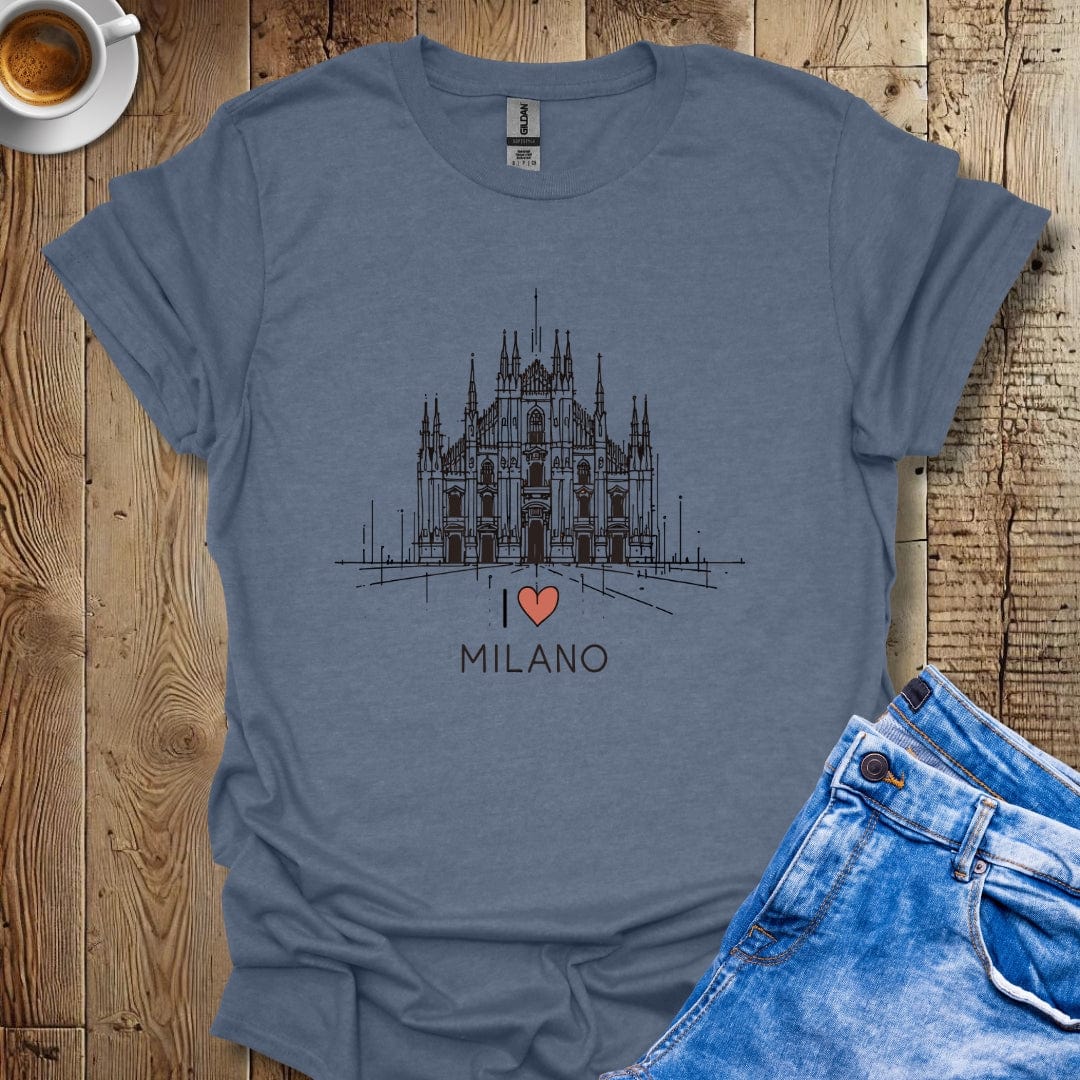 I Love Milano Duomo Italy Lover T-Shirt