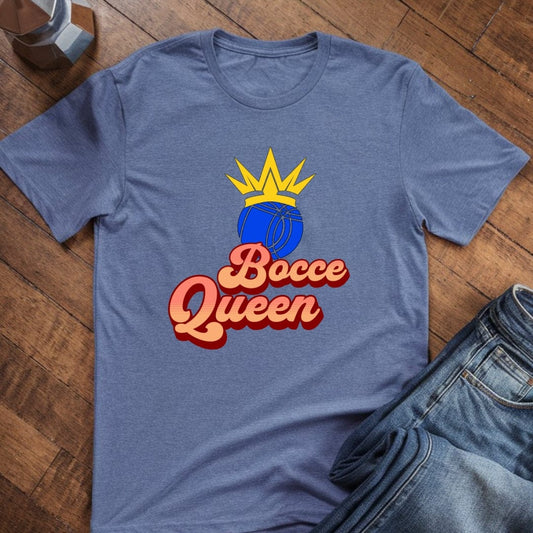 Cute Bocce Queen Italian Pride T-shirt