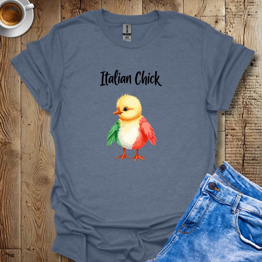 Italian Chick Flag Colors T-shirt