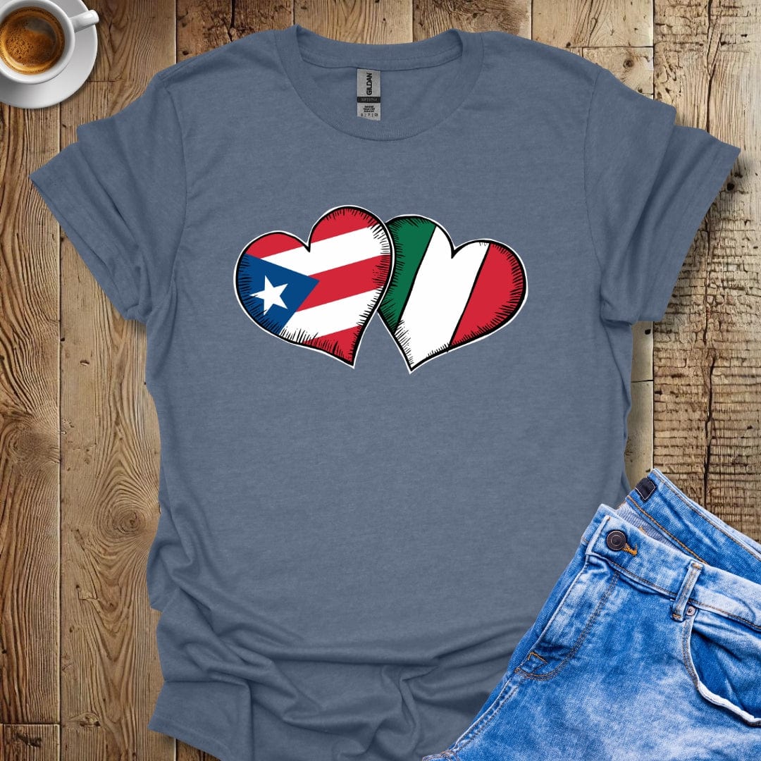 Half Puerto Rican Half Italian T-shirt