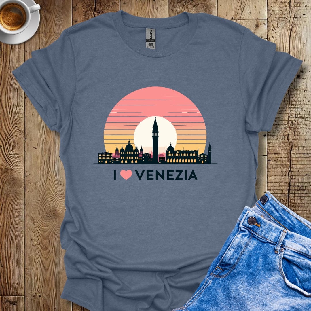 I Love Venezia Sunset Italy Lover T-Shirt