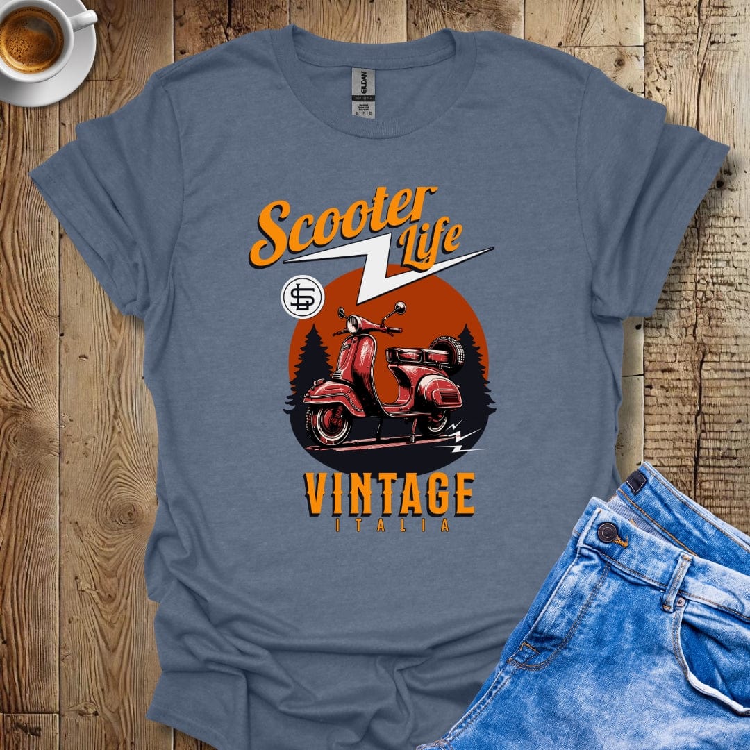 Retro Vintage Italian Scooter Life T-Shirt