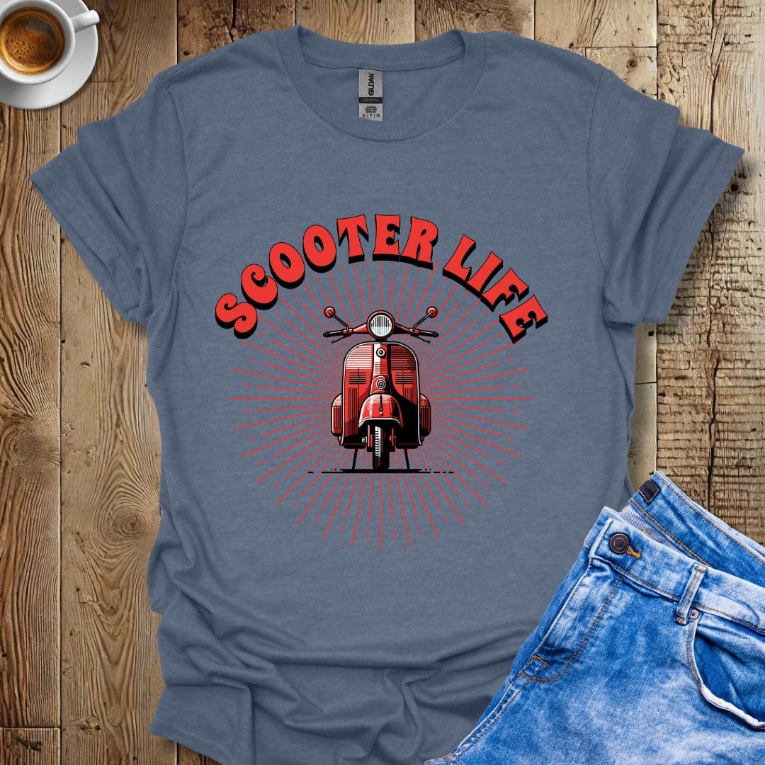 I Love Retro Vintage Italian Scooter Life T-Shirt