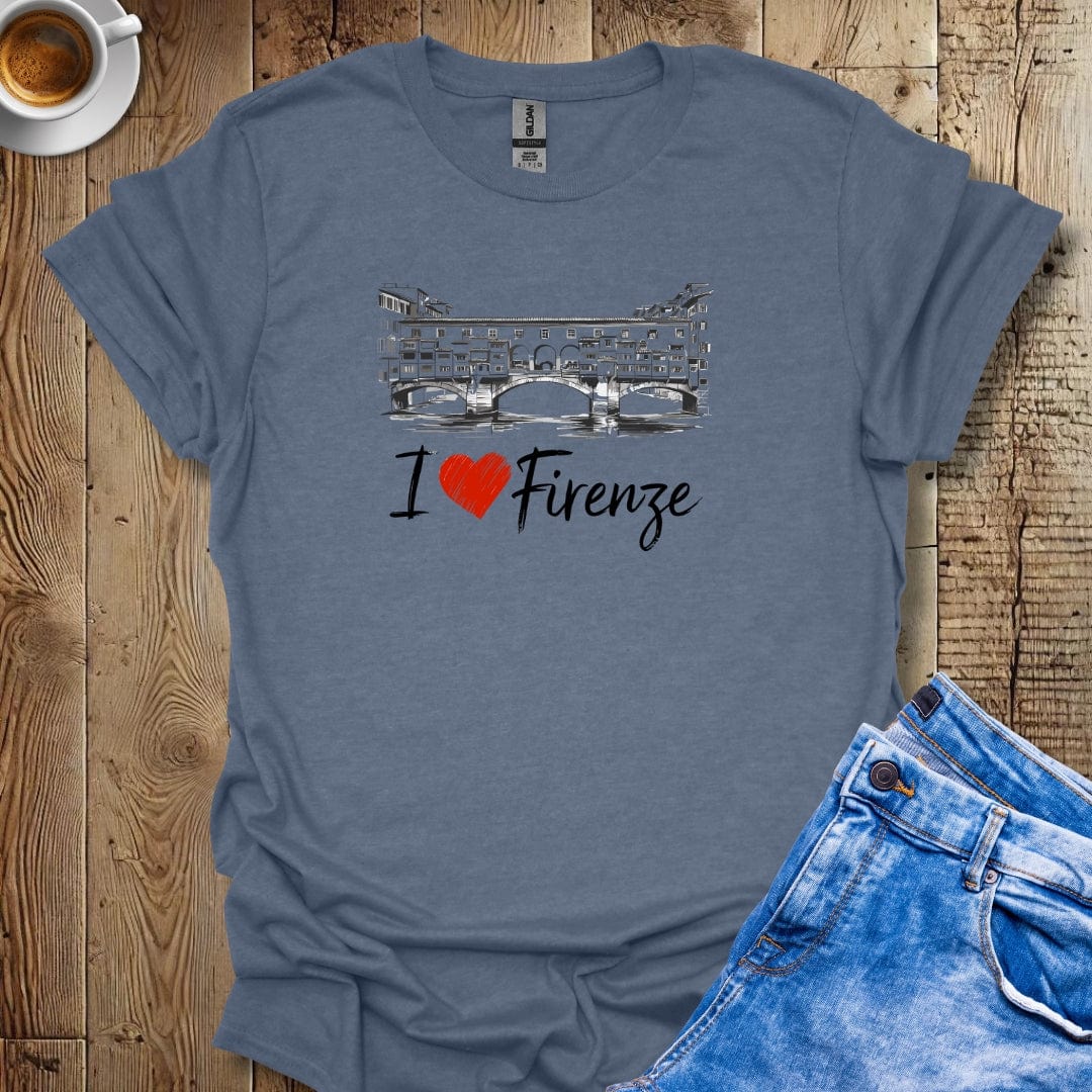 I Love Firenze Ponte Vecchio T-Shirt