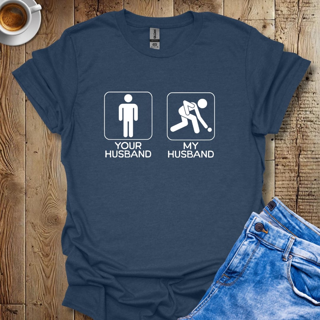 Funny Bocce Ball Husband Italian Pride T-shirt