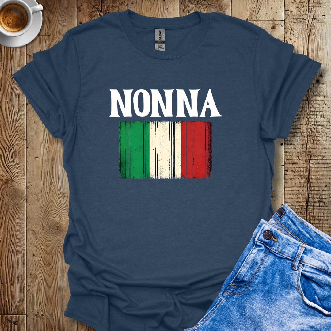 Cute Nonna Italian Flag T-shirt