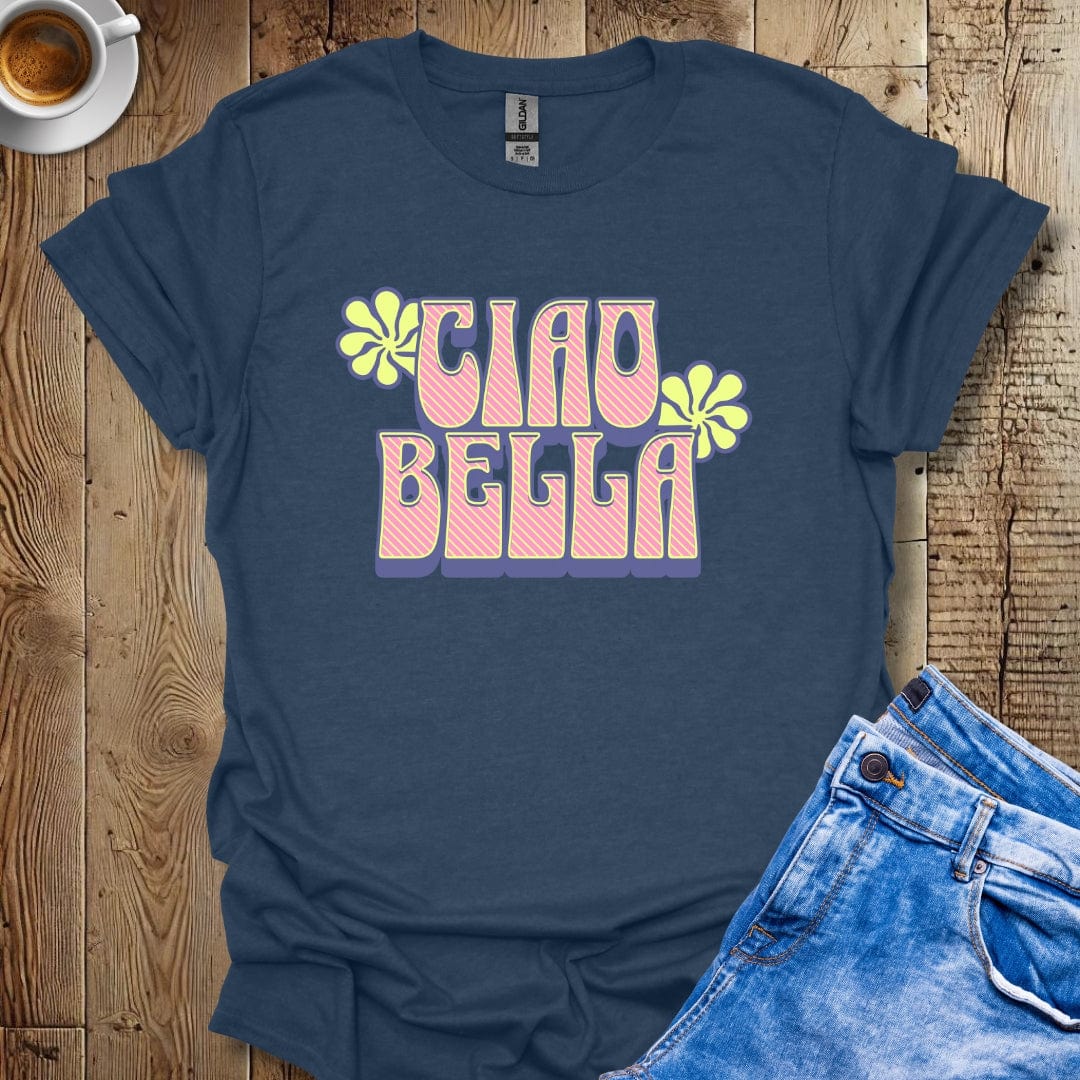 Cute Retro Ciao Bella Italian Pride T-shirt