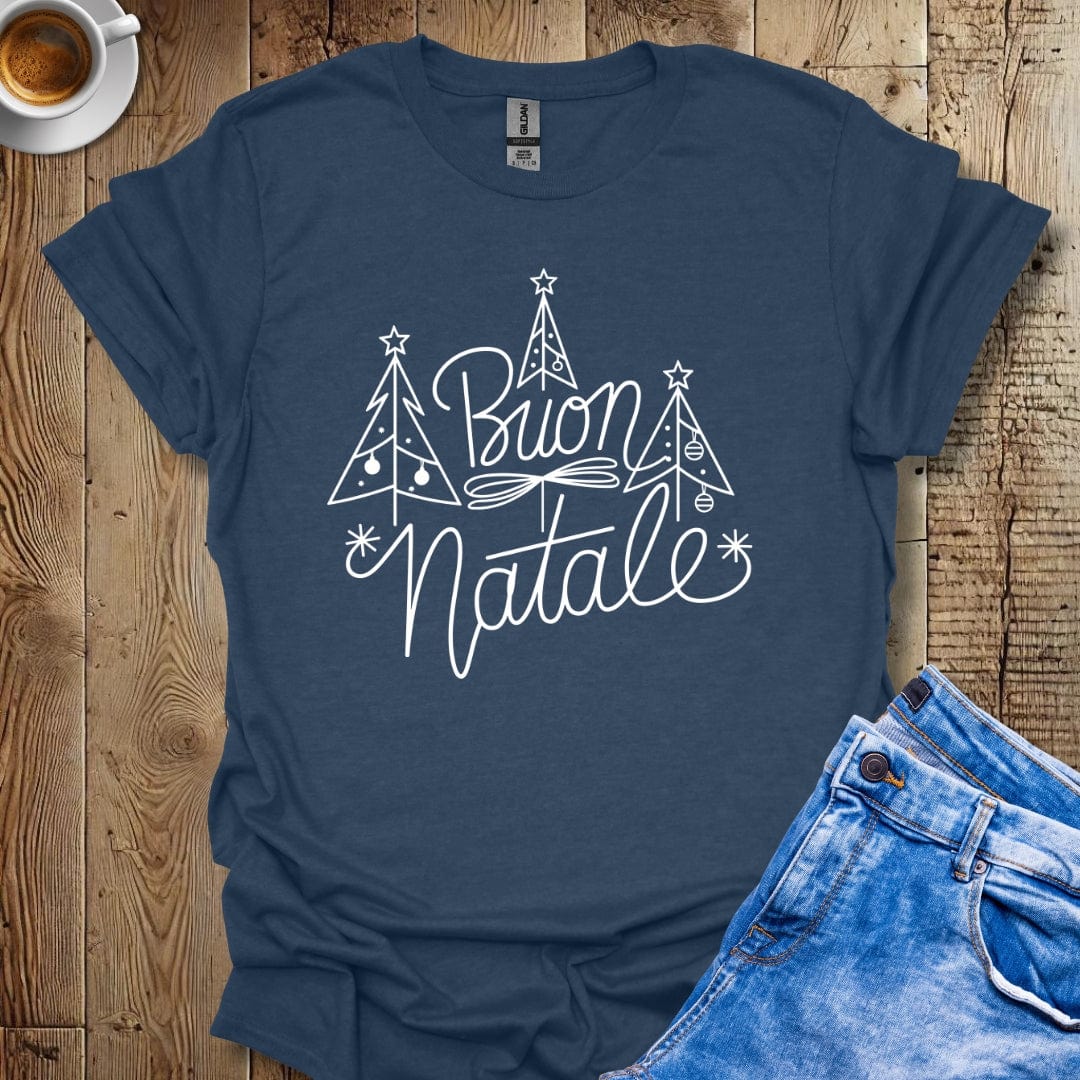 Buon Natale Minimalist Italian Pride T-shirt