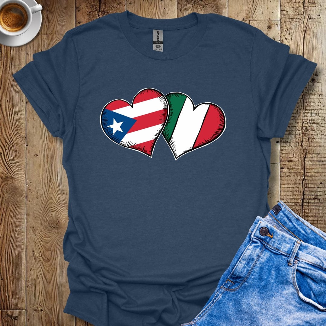 Half Puerto Rican Half Italian T-shirt