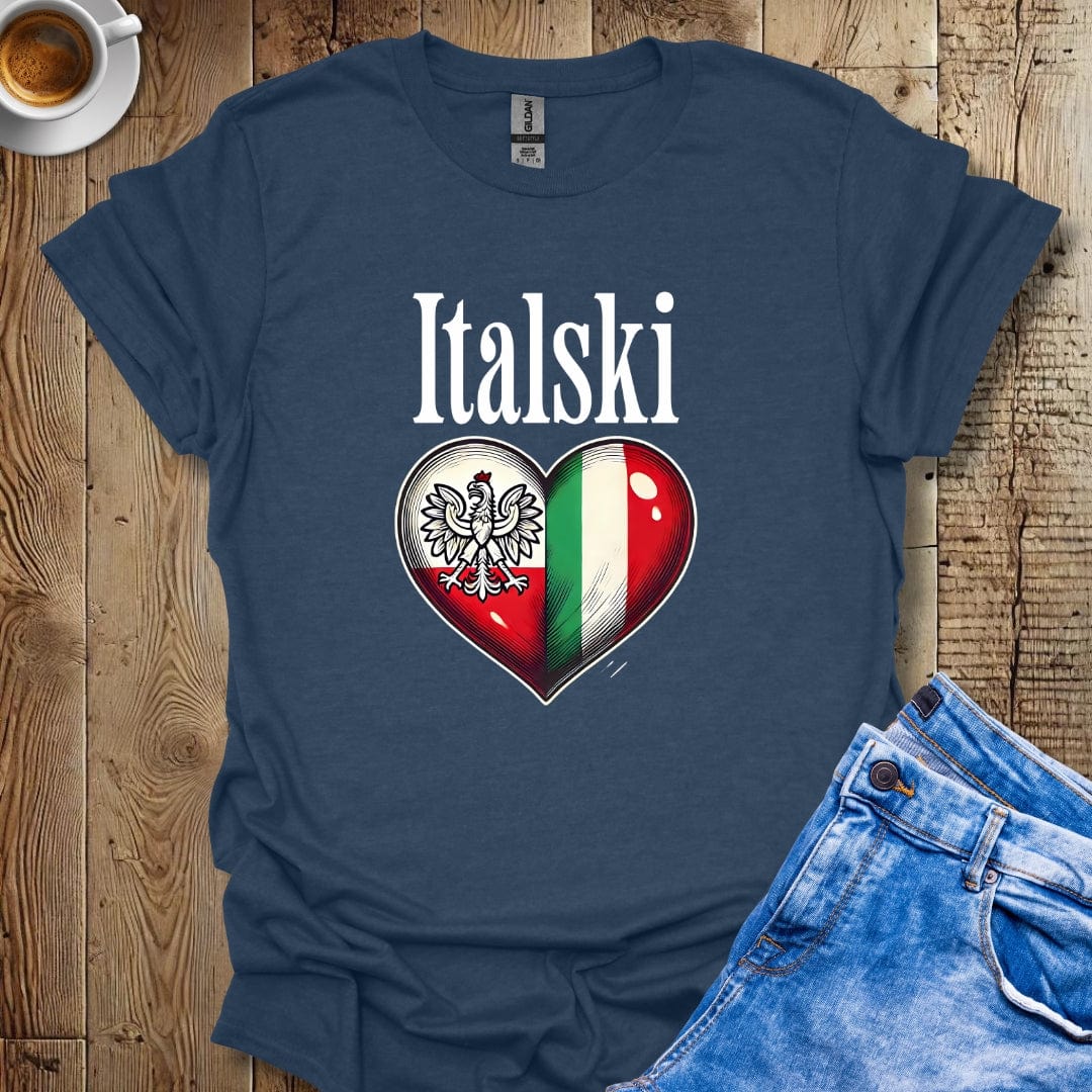 Funny Italski Half Italian Half Polish T-shirt