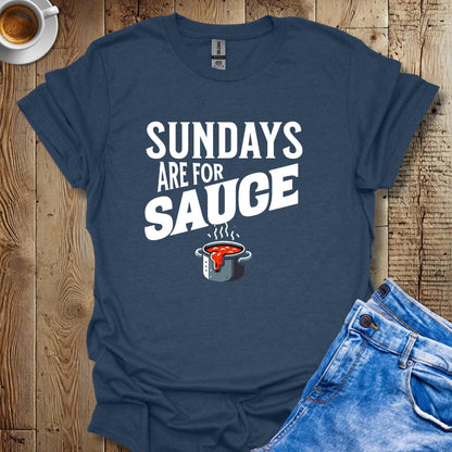 Sundays Are For Sauce Italian FoodT-shirt