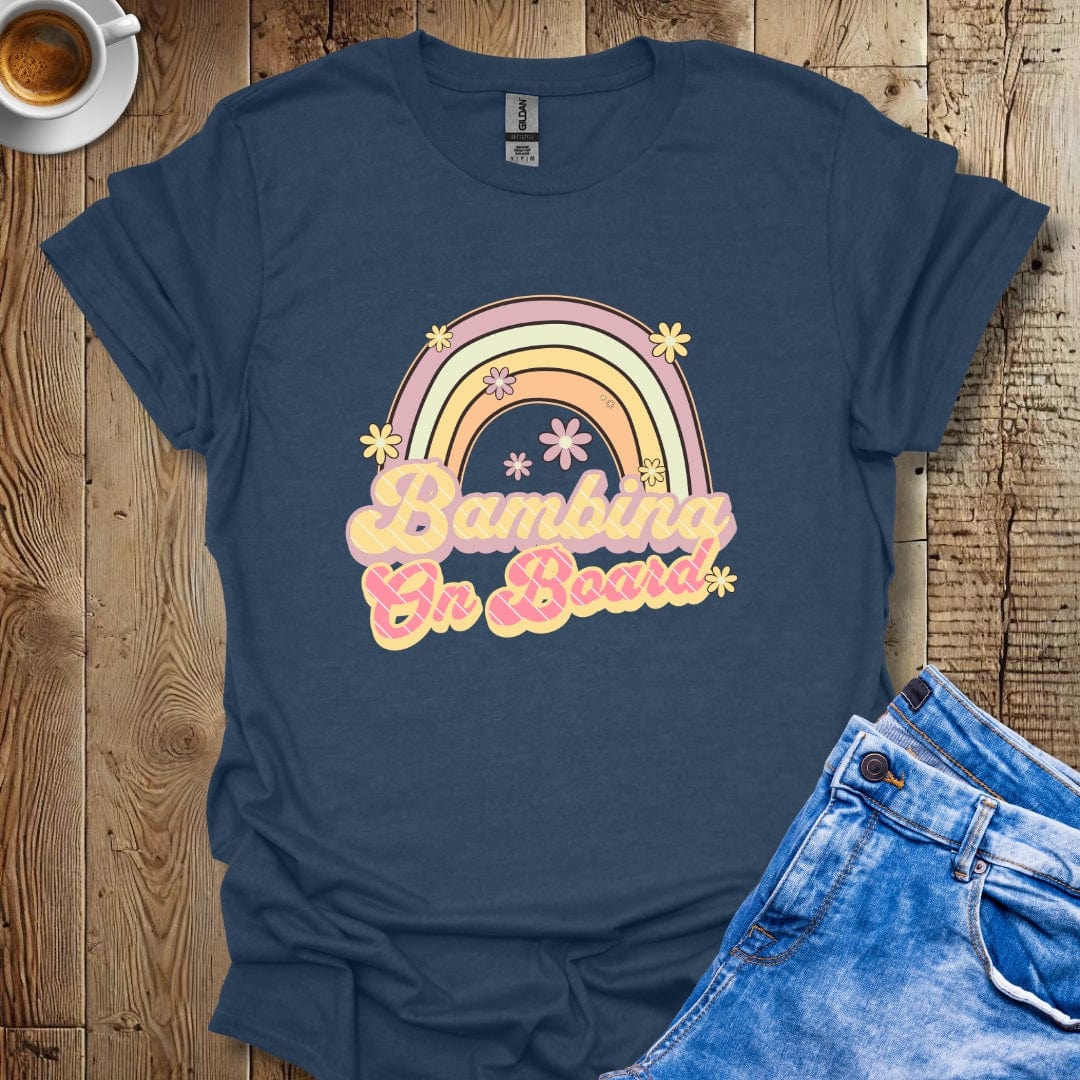 Cute Italian Bambina On Board Baby Girl T-shirt